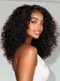 UNice 13x4 Pre-Everything™ Lace Frontal Black Side Part Jerry Curly Wig