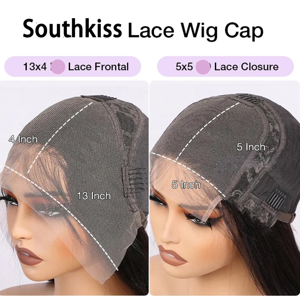 Body Wave 13x4 Pre-Cut Lace Frontal Glueless Wig Human Hair Wig