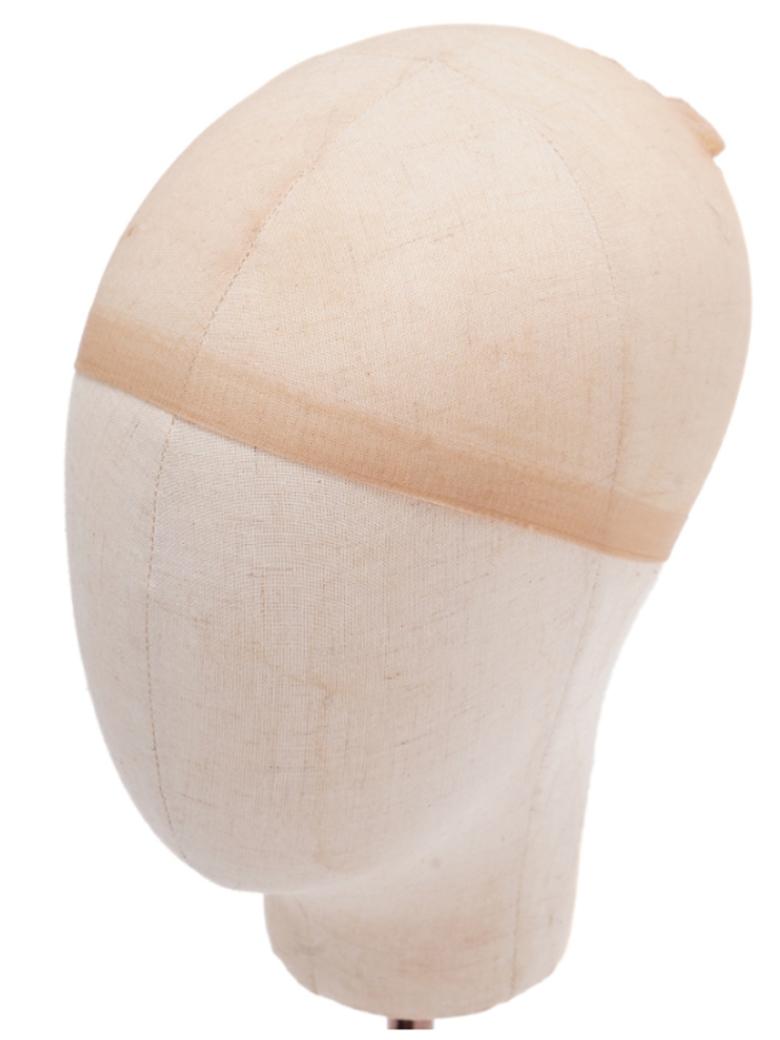 The UNice 4 Pieces Wig Caps Invisible HD Wig Cap Super Soft and Breathable UNICE product image shows a wooden headpiece on a white background.
