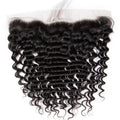 13x4 Deep Wave Transparent Lace Frontal Hair Ear to Ear Lace Frontal Human Hair 12A Quality