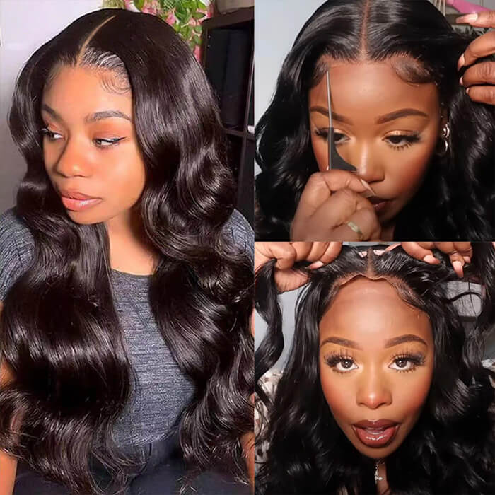 Wear Go Glueless Wig 5x5 Pre-Cut Lace Body Wave Human Hair