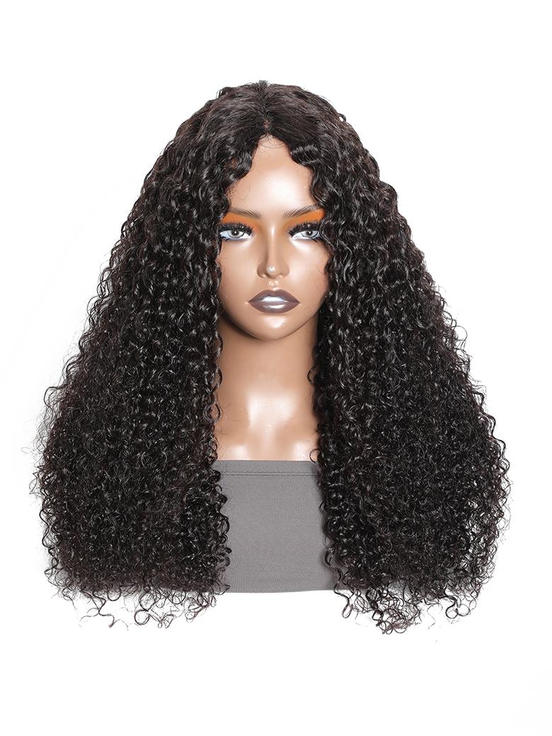 Unice 150% Density Hair Stylist Approved No Skill Needed Beginner Friendly V Part Curly Wigs For Women