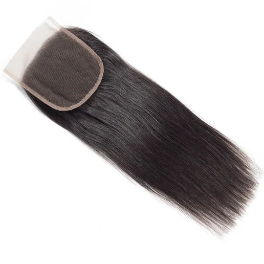4x4 5x5 13x4 Transparent Lace Closure Straight Human Hair Closure Natural Black Hair Top Swiss Lace