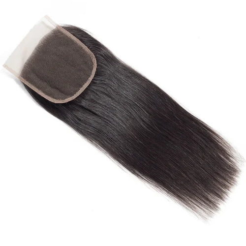 4x4 5x5 13x4 Transparent Lace Closure Straight Human Hair Closure Natural Black Hair Top Swiss Lace