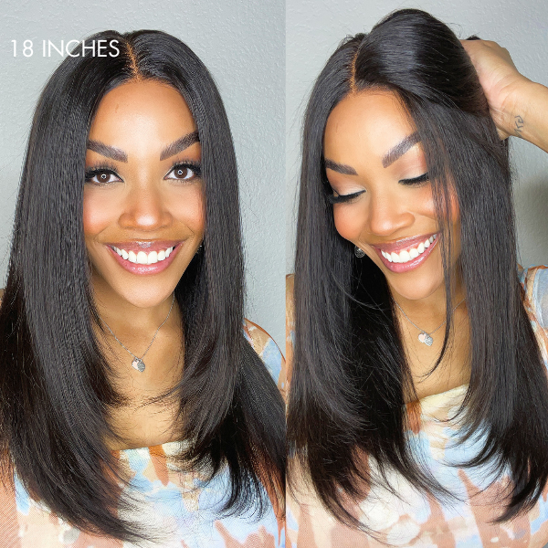 Worth | Trendy Layered Cut Glueless Minimalist Lace HD Lace Wig 100% Human Hair