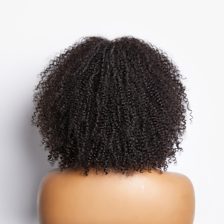 Special Deal | Ready to Go Bouncy Jerry Curl Glueless Minimalist Lace Wig 14 inches with Bangs