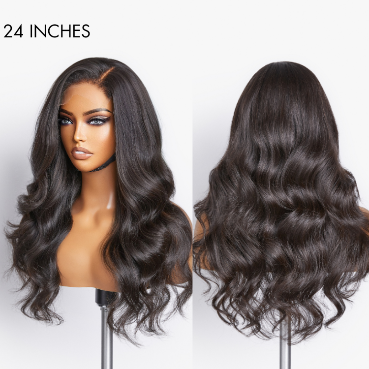 Worth  | 4C Edges Natural Hairline Loose Body Wave 5x5 Closure HD Lace Glueless Wig