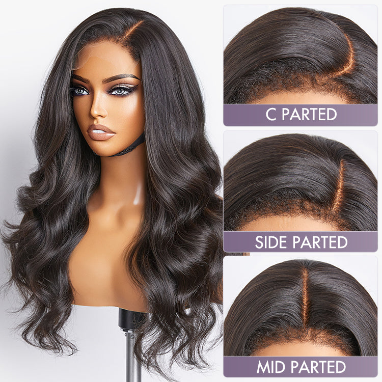 Worth  | 4C Edges Natural Hairline Loose Body Wave 5x5 Closure HD Lace Glueless Wig