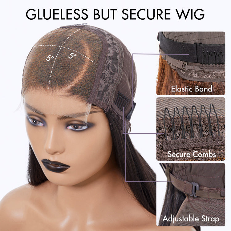Worth  | 4C Edges Natural Hairline Loose Body Wave 5x5 Closure HD Lace Glueless Wig