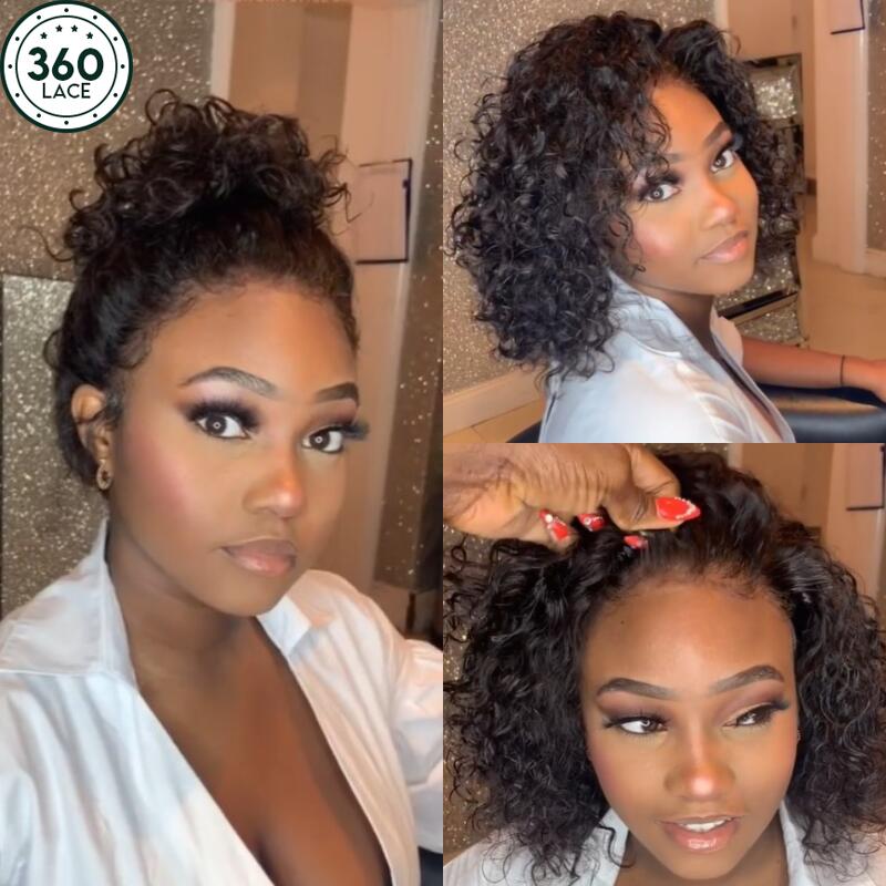 ReadytoGo Water Wave 360 Lace Wig  100% Human Hair