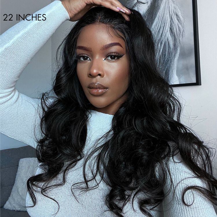Worth | Super Easy Natural Black Body Wave 5x5 Closure Lace Glueless Wig