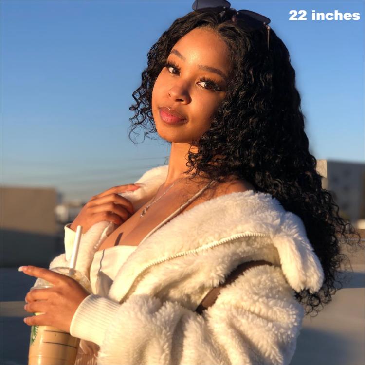PreMax Wigs - ReadytoGo Super Natural Hairline Deep Wave Glueless 4x4 Closure Lace Wig Middle Part