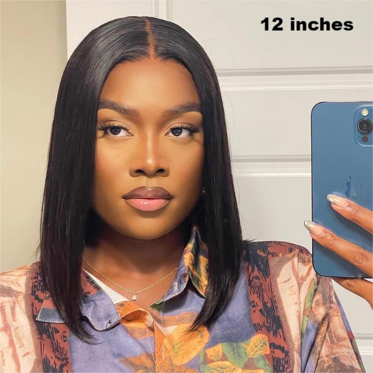 PreMax Wigs | ReadytoGo Silk Straight Bob Glueless 4x4 Closure Lace Wig