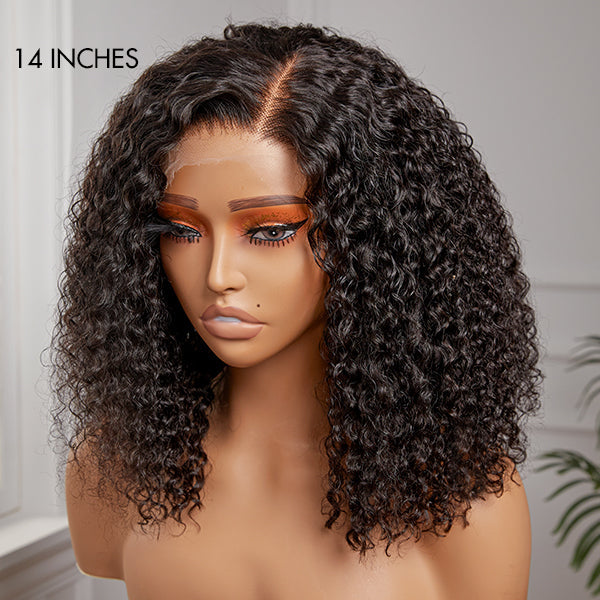 Worth I Full Kinky Curly 5x5 Closure Lace Glueless Wig 100% Human Hair