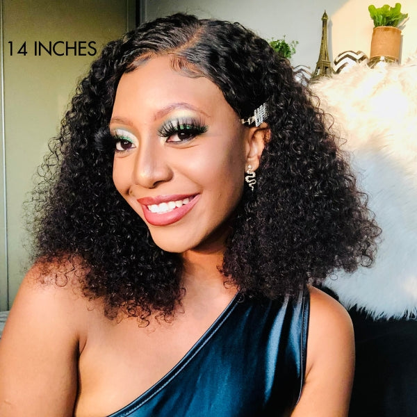 Worth I Full Kinky Curly 5x5 Closure Lace Glueless Wig 100% Human Hair