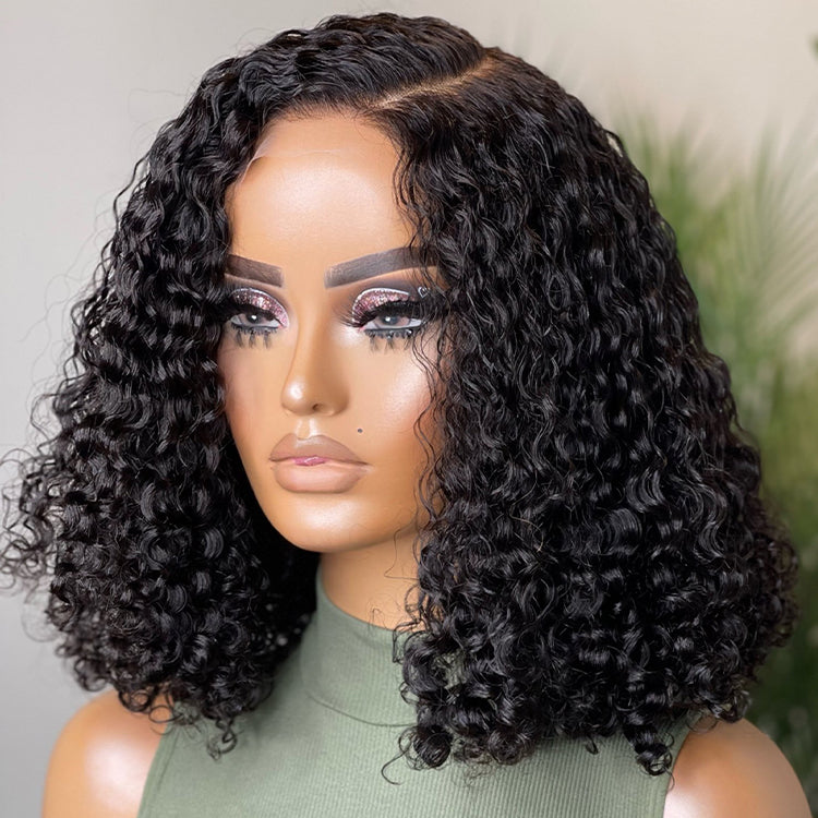Worth I Full Kinky Curly 5x5 Closure Lace Glueless Wig 100% Human Hair