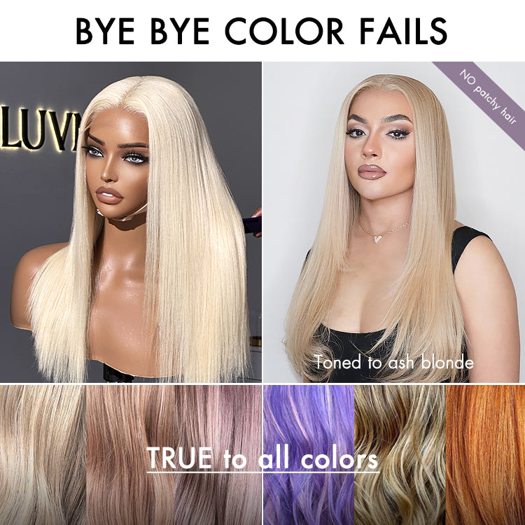 [vanessaablant]'s Special Link PreMax Wigs - 180% Density Easily Redyed 613 Silky Straight 5x5 Closure HD Lace Glueless Mid Part Long Wig Pre-cut & Plucked & Bleached