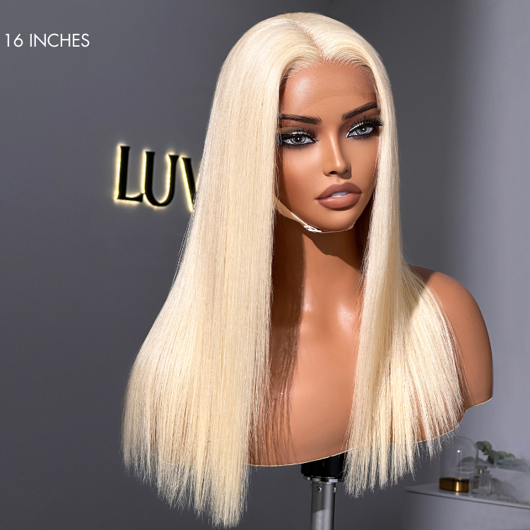[vanessaablant]'s Special Link PreMax Wigs - 180% Density Easily Redyed 613 Silky Straight 5x5 Closure HD Lace Glueless Mid Part Long Wig Pre-cut & Plucked & Bleached