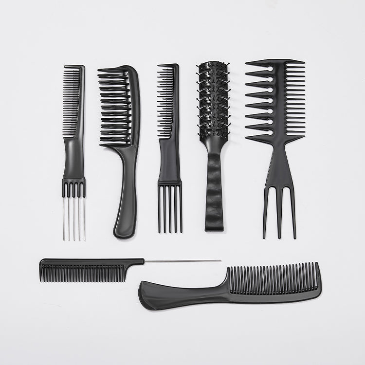 One More Add-on-7pcs 1 Set Antistatic Heat Resistant Hair Comb Set For All Hair Types & Styles
