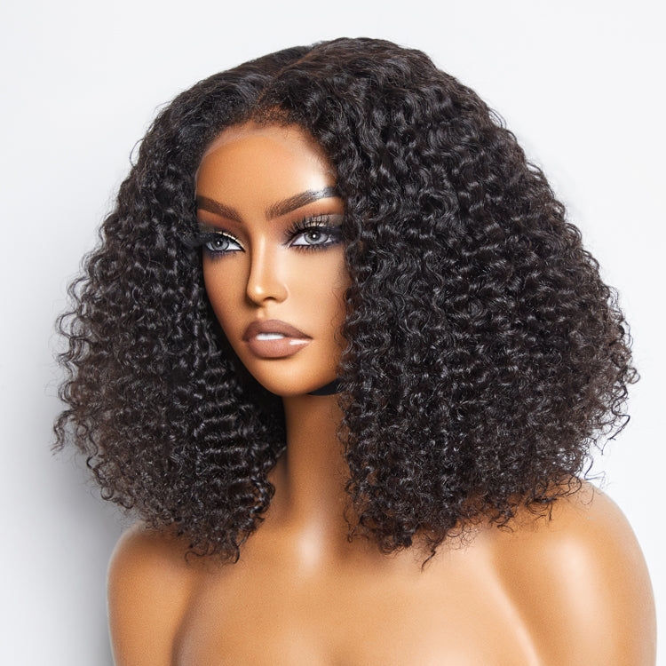 Worth | 4C Edges | Kinky Curly Glueless 5x5 Closure HD Lace Wig Ready to Go 100% Human Hair