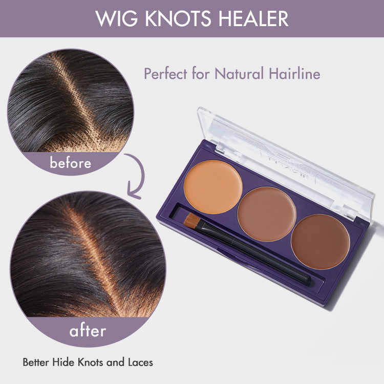 Wig Knots Healer with a Brush, for Lace Wigs, for Frontal Part and Hairline | SA Only