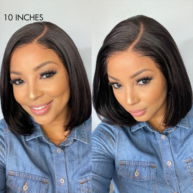 Worth | Super Natural Natural Black Glueless Lace Bob Wig 100% Human Hair