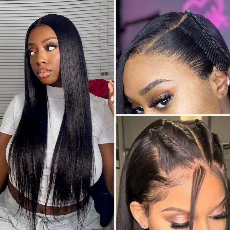 [moh_preccyy]'s Special Link PreMax Wigs | Ready to Wear Silk Straight Glueless 13x4 Frontal Lace Wig 100% Human Hair
