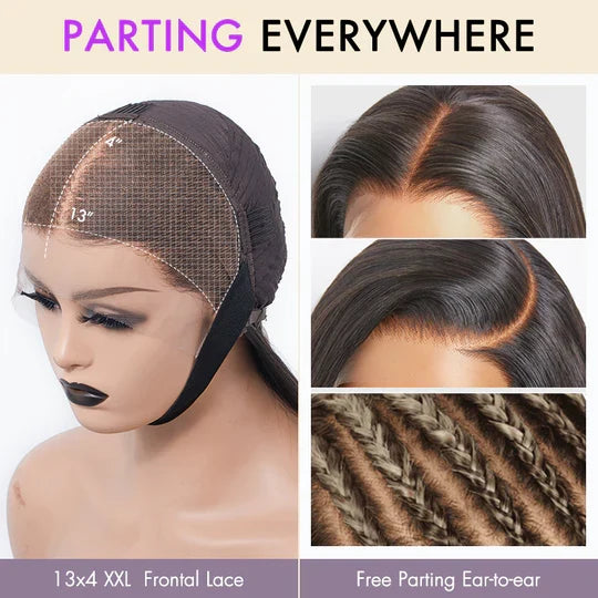 [seson.aa]'s Special Link PreMax Wigs | Ready to Wear Silk Straight Glueless 13x4 Frontal Lace Wig 100% Human Hair