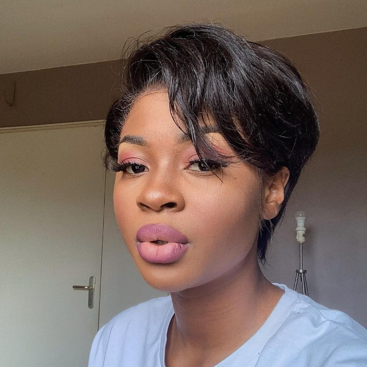 Worth | Boss Pixie Cut Short Wig Side Part