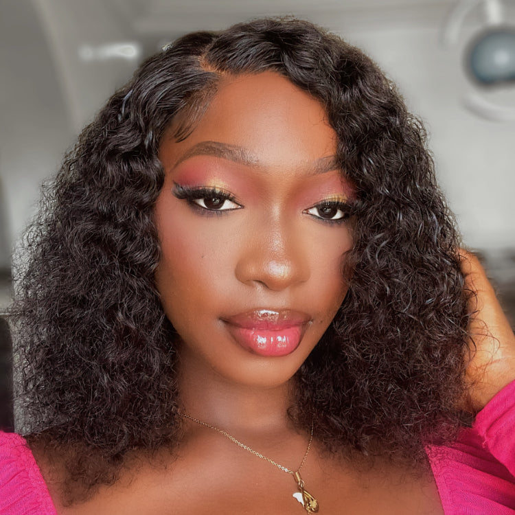Worth | Natural Black New Funmi Curl Wigs Minimalist Lace HD Lace