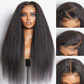 Worth I SouthKiss Hair PartingMax Glueless Wig 180% Density Kinky Straight 7x6 Closure HD Lace Wig Ready to Go