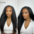 Worth I SouthKiss Hair PartingMax Glueless Wig 180% Density Kinky Straight 7x6 Closure HD Lace Wig Ready to Go