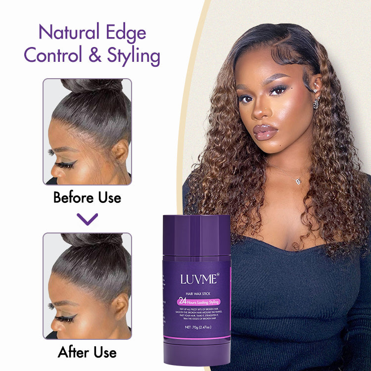 70g Large Styling Hair Wax Stick 24 Hours Lasting for Flyaways, Edge Control, Baby Hair, Non-greasy Styling | ZA Only