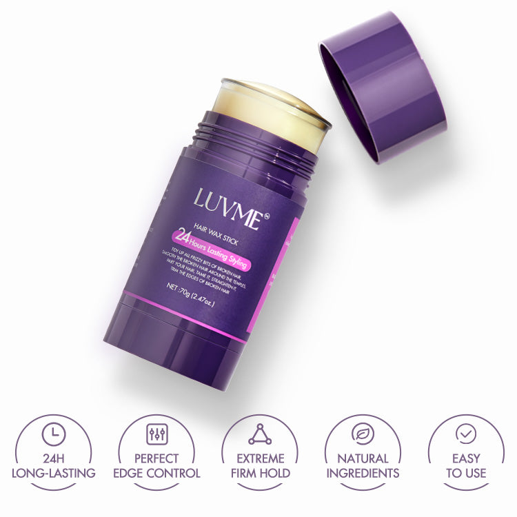 70g Large Styling Hair Wax Stick 24 Hours Lasting for Flyaways, Edge Control, Baby Hair, Non-greasy Styling | ZA Only