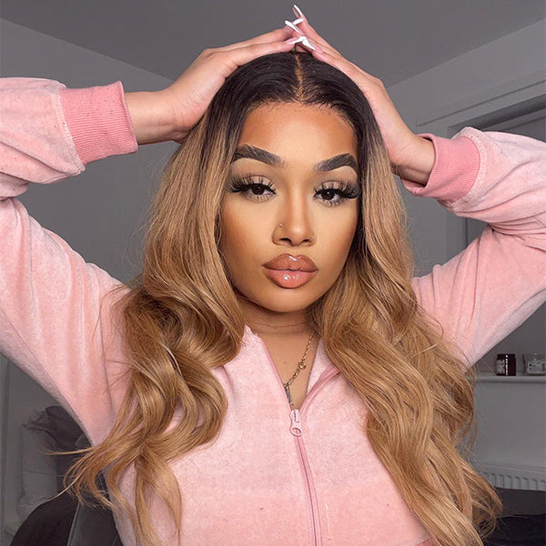 Worth | Ombre Brown Loose Body Wave Lace Wig
