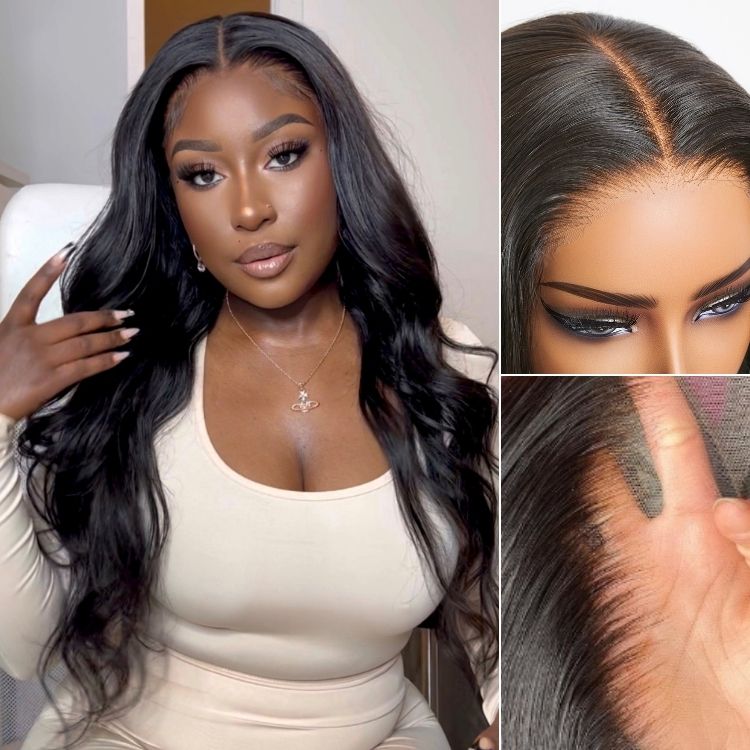 Outlet | PreMax Wigs | Super Natural Hairline Loose Body Wave Glueless 5x5 Closure HD Lace Wig