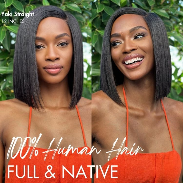 Outlet | Ultra Yaki C Part Bob Wig 100% Human Hair