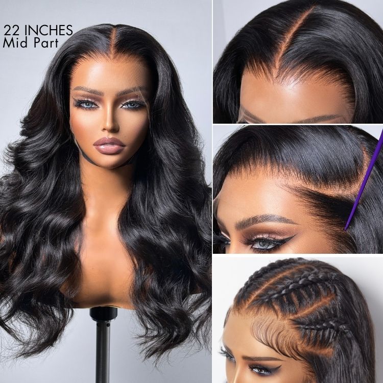 Outlet | 13x4 Frontal Wig | Nature Max Loose Body Wave Ear-to-ear Glueless Lace Wig
