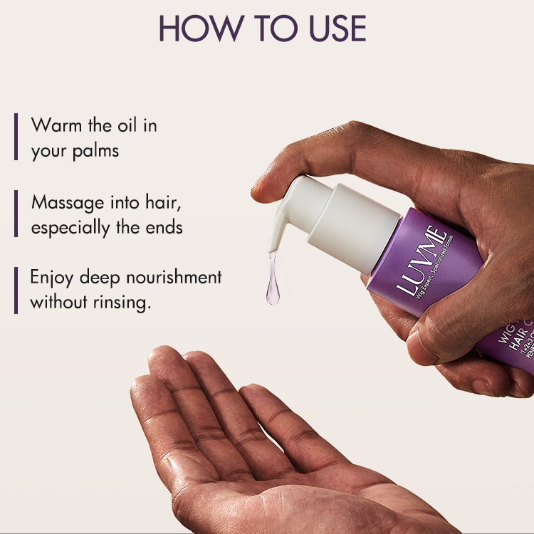 Free Gift I Wig Renewal Hair Oil, Repairs Dry & Damaged Hair, Boosts Shine, Controls Frizz | SA ONLY