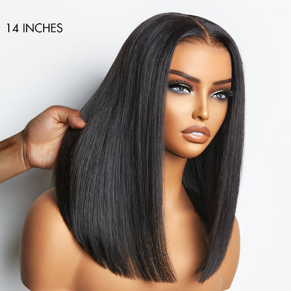 VolumeMAX™ 200% Density ReadytoGo Double Drawn Silky Straight Glueless 4x4 Closure Lace Wig Middle Part