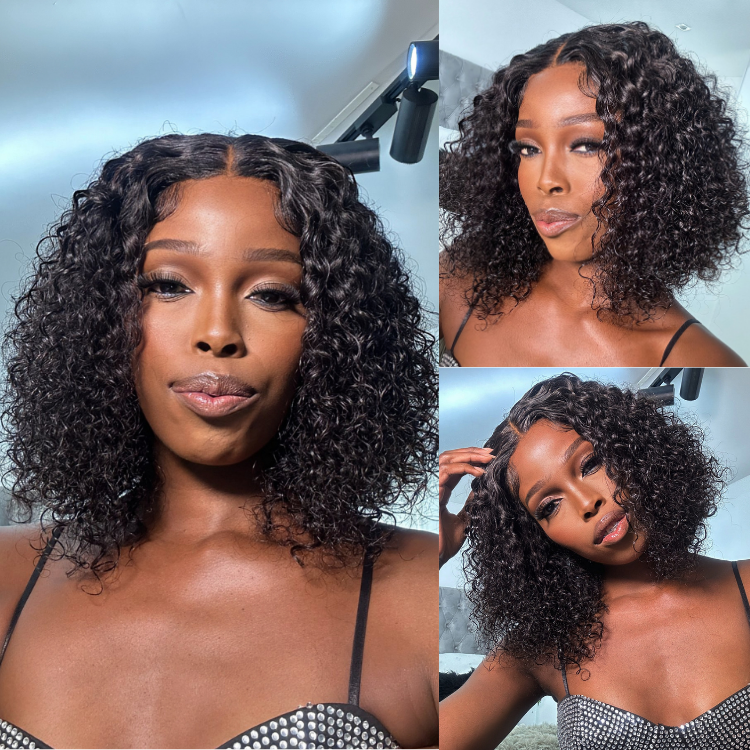 Special | ReadytoGo Deep Curl Bob Glueless 4x4 Closure Lace Wig