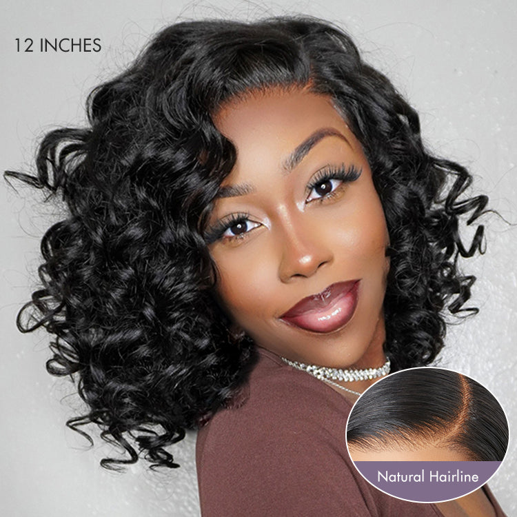 Worth | SouthKiss Hair Mature Bouncy Left C Part Loose Wave Glueless Minimalist HD Lace Wig Pre Cut Lace