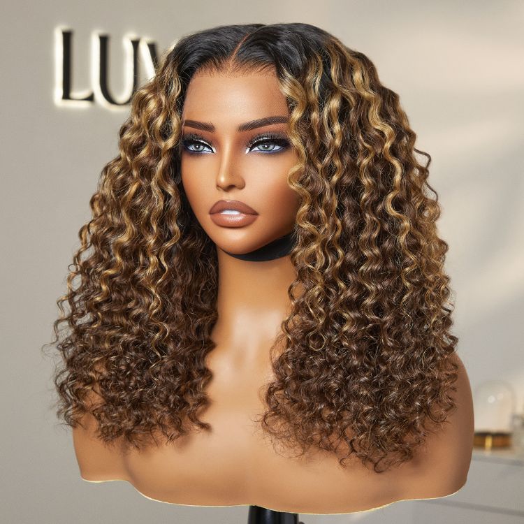 Worth | PreMax 2.0 Wigs Nature Max Highlights Color Deep Wave Ear-to-ear Glueless 13x5 Frontal HD Lace Knotless Wig