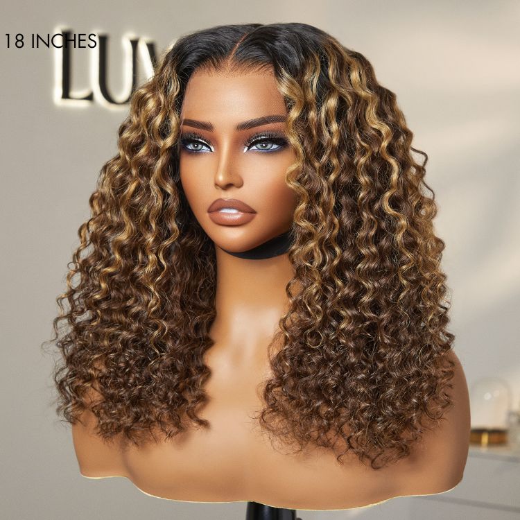 Worth | PreMax 2.0 Wigs Nature Max Highlights Color Deep Wave Ear-to-ear Glueless 13x5 Frontal HD Lace Knotless Wig
