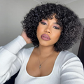 Worth | Natural Black Glueless Kinky Curly Wigs Human Hair