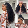 Worth | 20 Inches Deep Wave No Lace Glueless Long Headband Wig (Get Free Trendy Headbands)