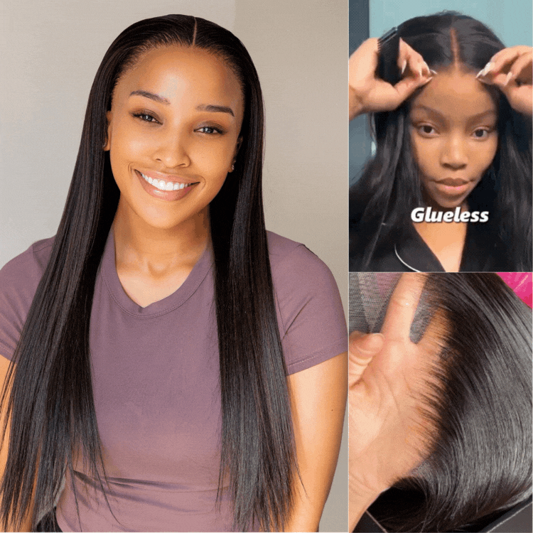 [seson.aa]'s Special Link PreMax Wigs | Ready to Wear Silk Straight Glueless 13x4 Frontal Lace Wig 100% Human Hair
