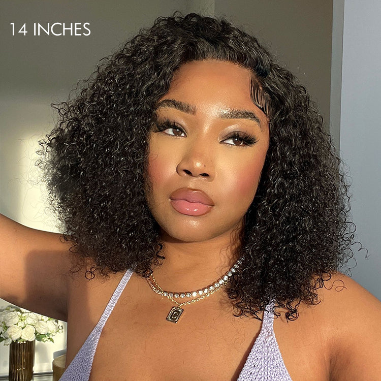 Worth | Kinky Curly Natural Black Glueless 5x5 Closure HD Lace Wig Ready To Go