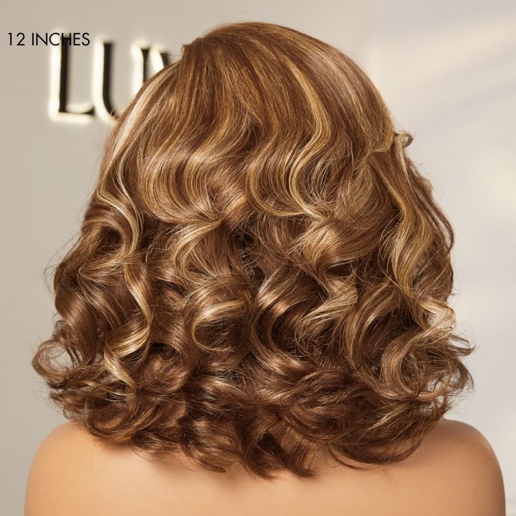 Worth I Honey Blonde Highlight Bouncy Loose Body Wave Glueless Wig