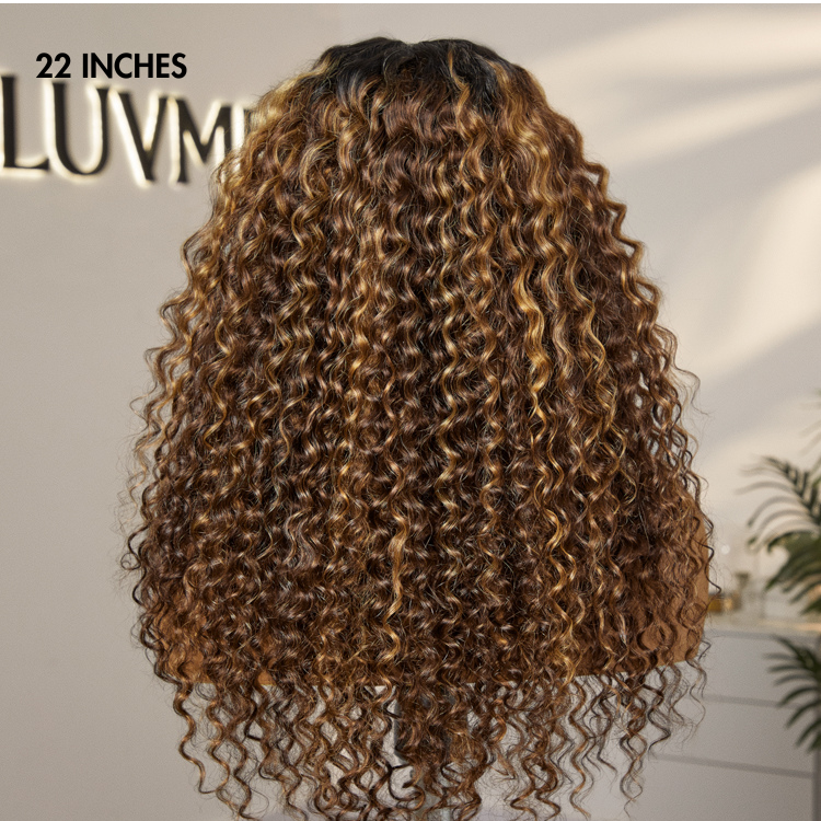Worth | PreMax 2.0 Wigs Nature Max Highlights Color Deep Wave Ear-to-ear Glueless 13x5 Frontal HD Lace Knotless Wig